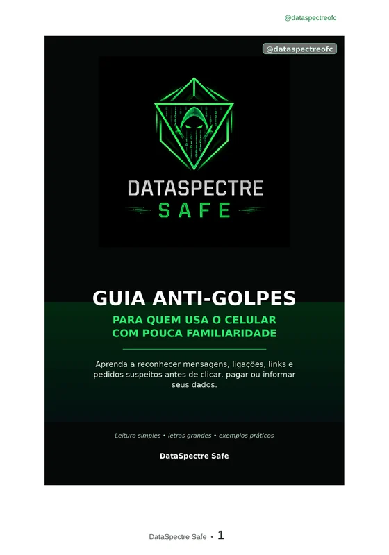 Capa do Guia DataSpectre Safe Anti-Golpes.